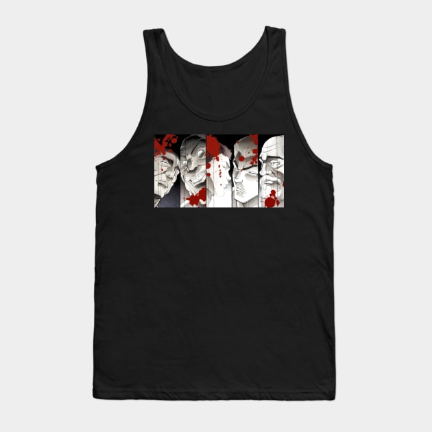 Baki 2018 Villains Tank Top by DeathAnarchy